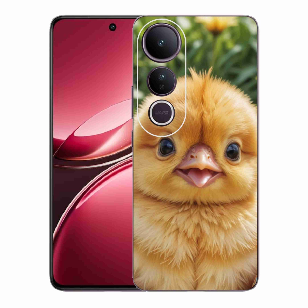 Gélový kryt mmCase na Vivo V50 Lite 4G/5G - veselé kuriatko