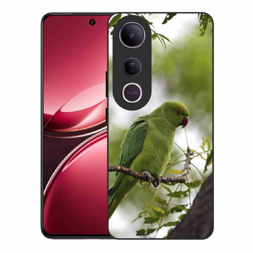 Gélový kryt mmCase na Vivo V50 Lite 4G/5G - zelený papagáj