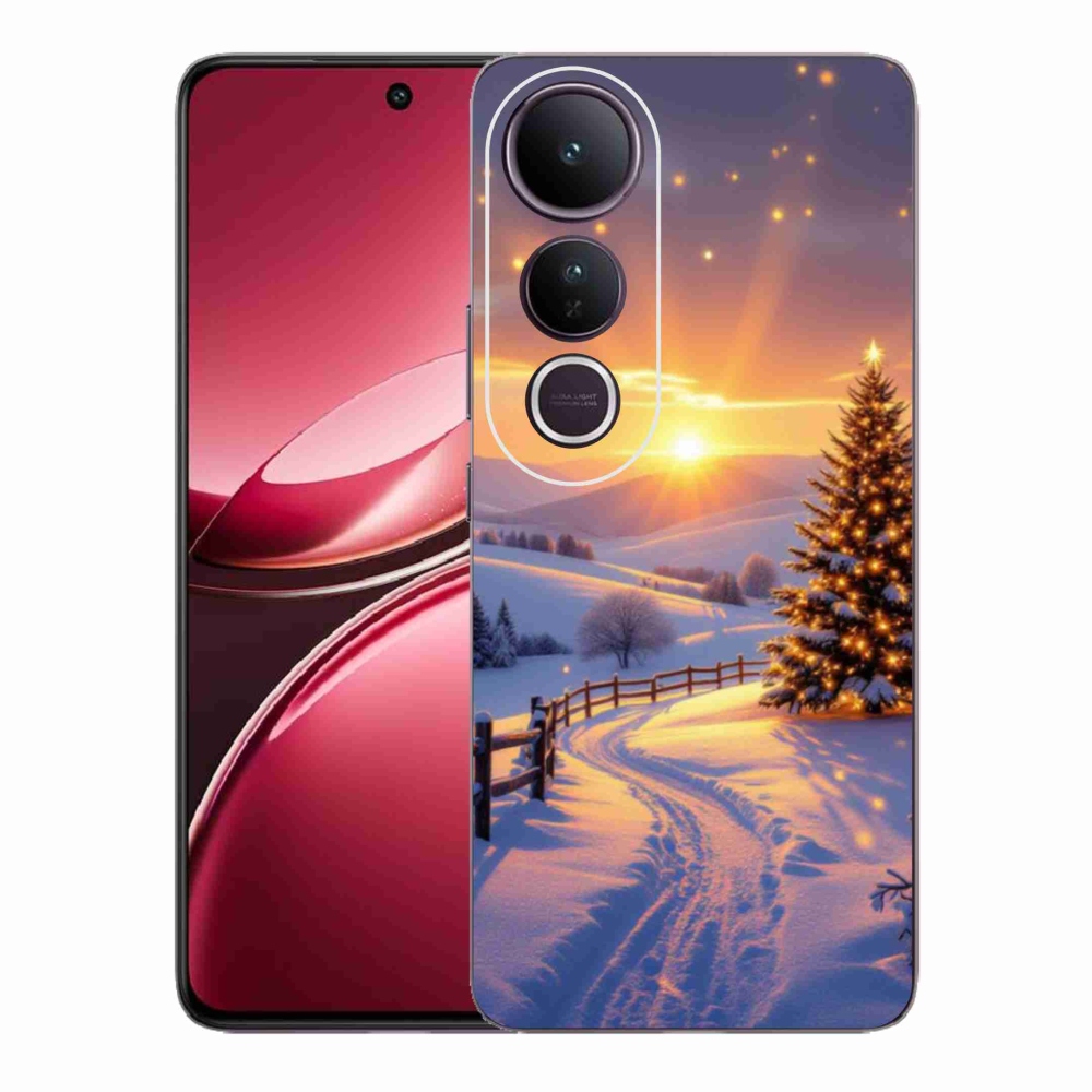 Gélový kryt mmCase na Vivo V50 Lite 4G/5G - zimná krajina