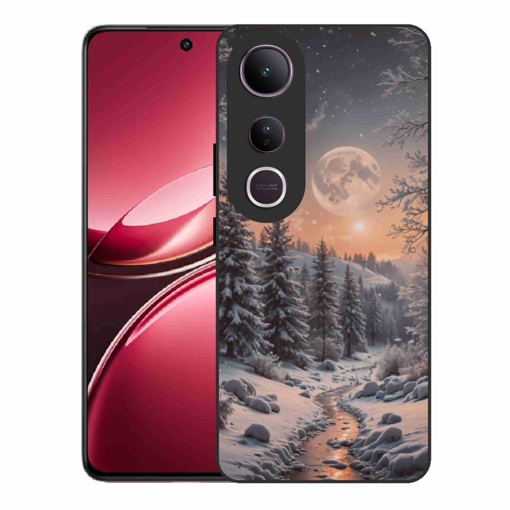 Gélový kryt mmCase na Vivo V50 Lite 4G/5G - zimná krajina 2