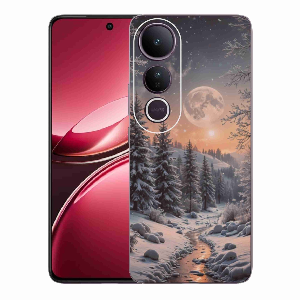 Gélový kryt mmCase na Vivo V50 Lite 4G/5G - zimná krajina 2