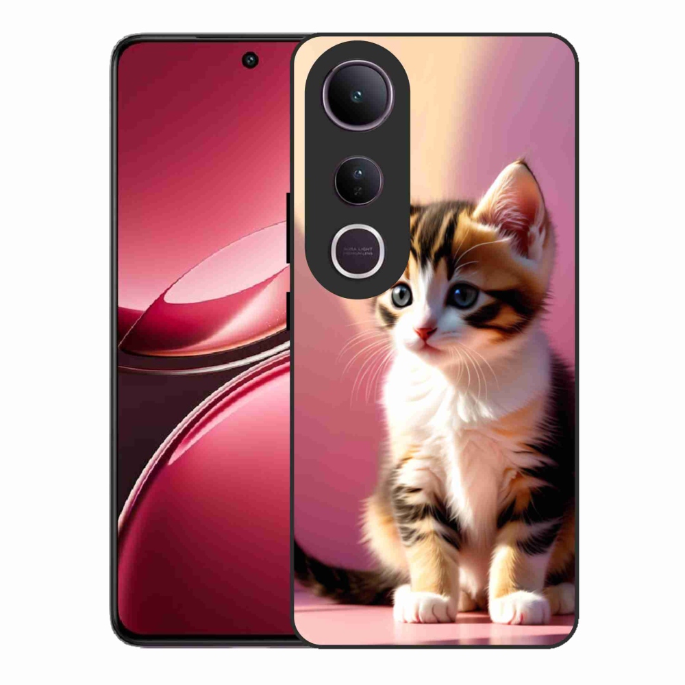 Gélový kryt mmCase na Vivo V50 Lite 4G/5G - zvedavé mačiatko 2