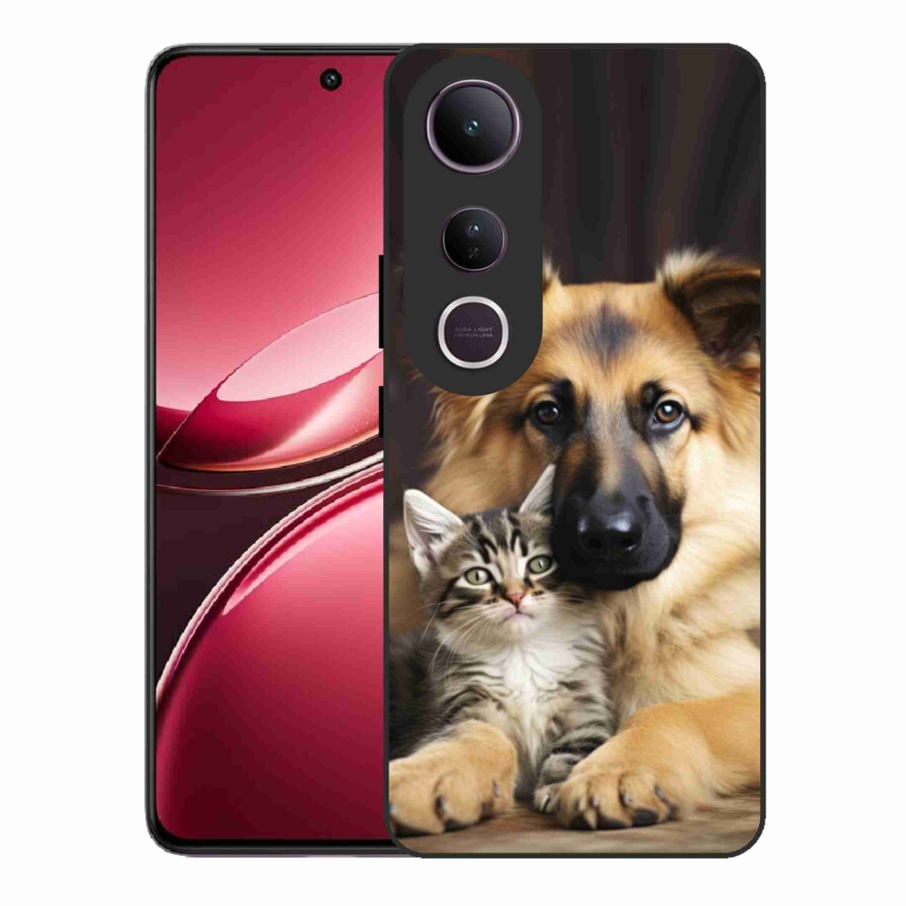 Gélový kryt mmCase na Vivo V50 Lite 4G/5G - zvieracie priateľstvo