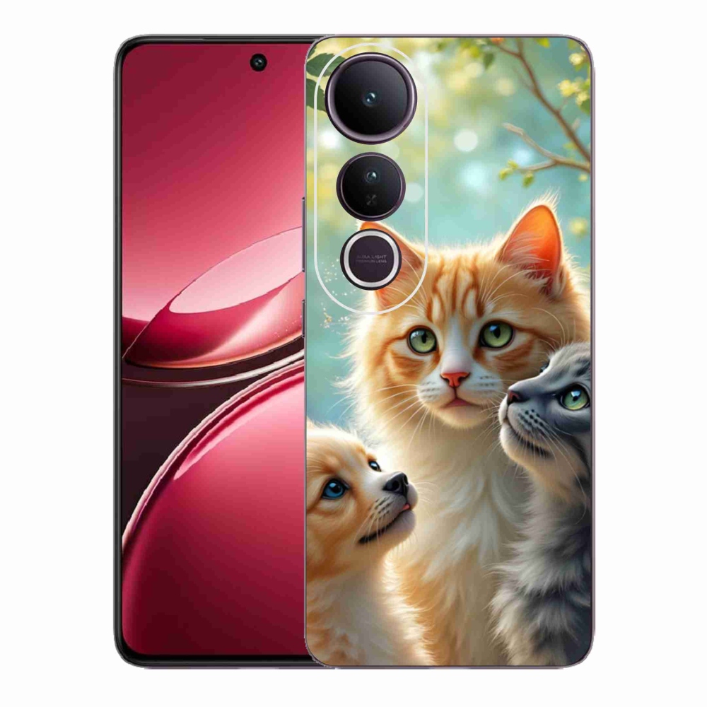 Gélový kryt mmCase na Vivo V50 Lite 4G/5G - zvieracie priateľstvo 2