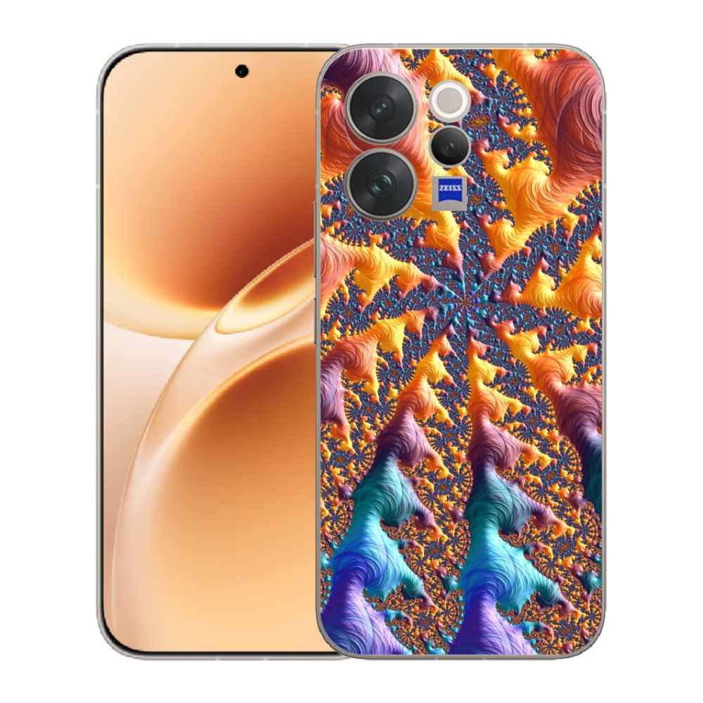 Gélový kryt mmCase na Vivo V70 - abstraktný motív 23