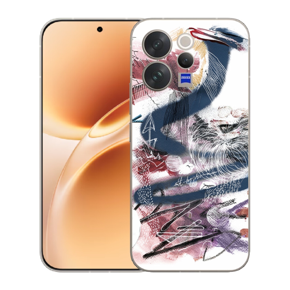 Gélový kryt mmCase na Vivo V70 - abstraktný motív 28