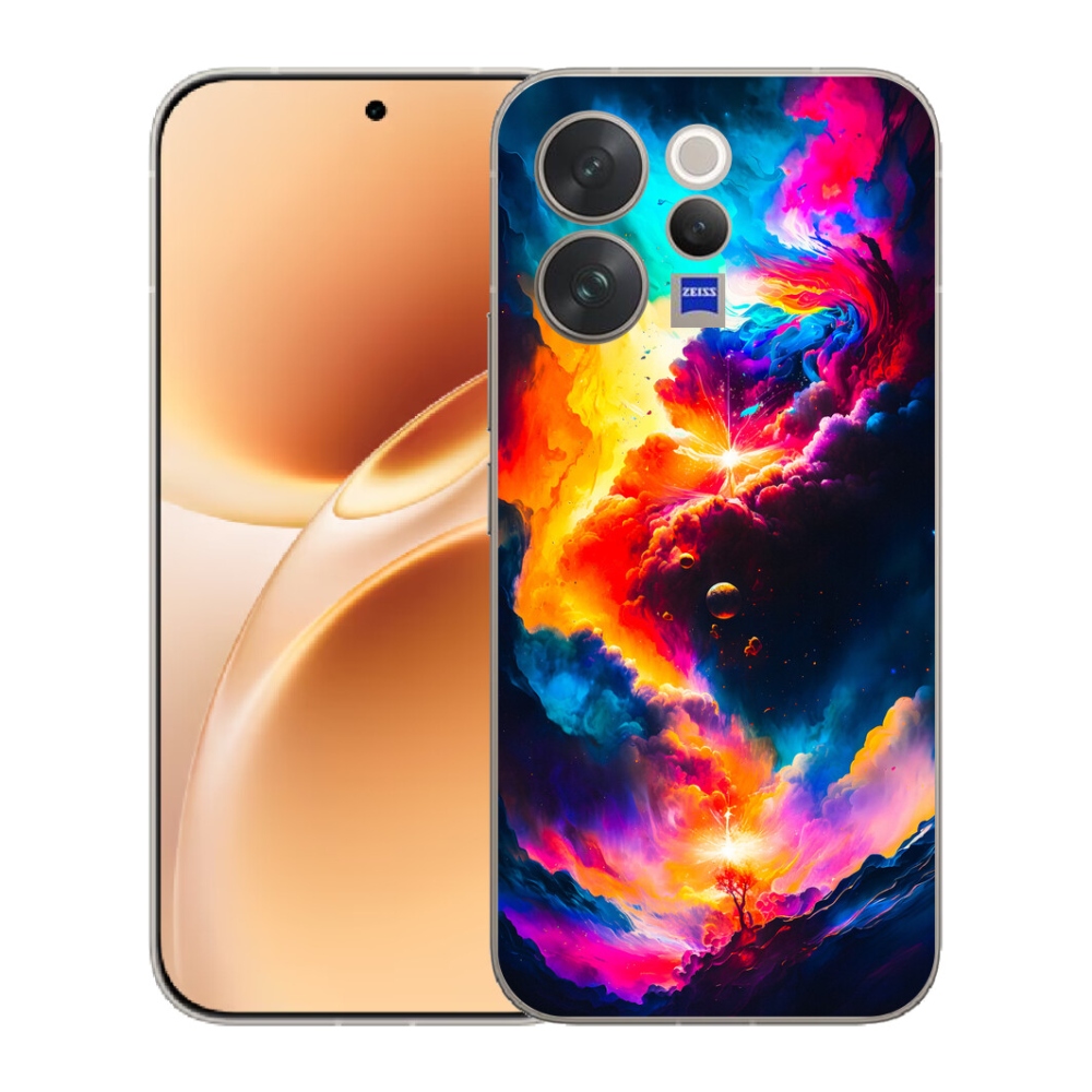 Gélový kryt mmCase na Vivo V70 - abstraktný motív