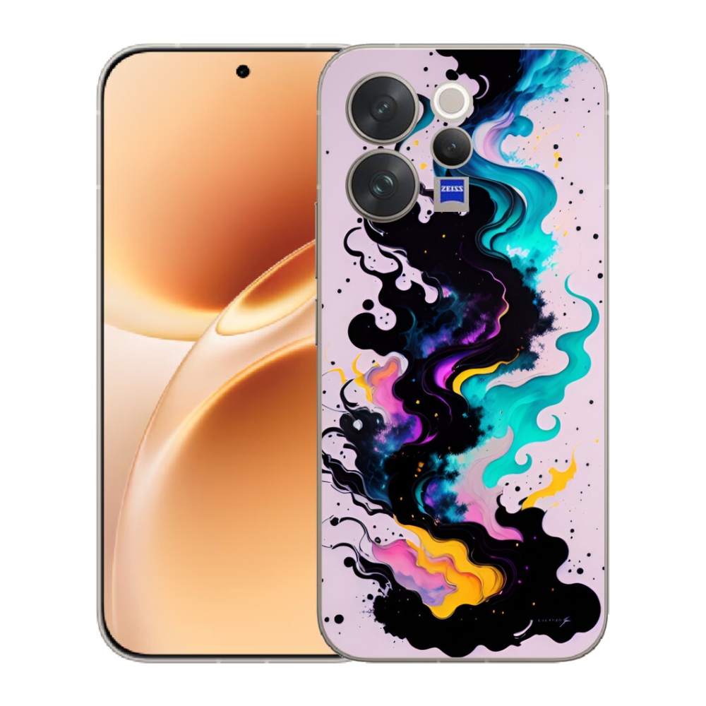 Gélový kryt mmCase na Vivo V70 - abstraktný motív 4