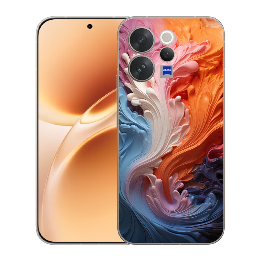 Gélový kryt mmCase na Vivo V70 - abstraktný motív 8