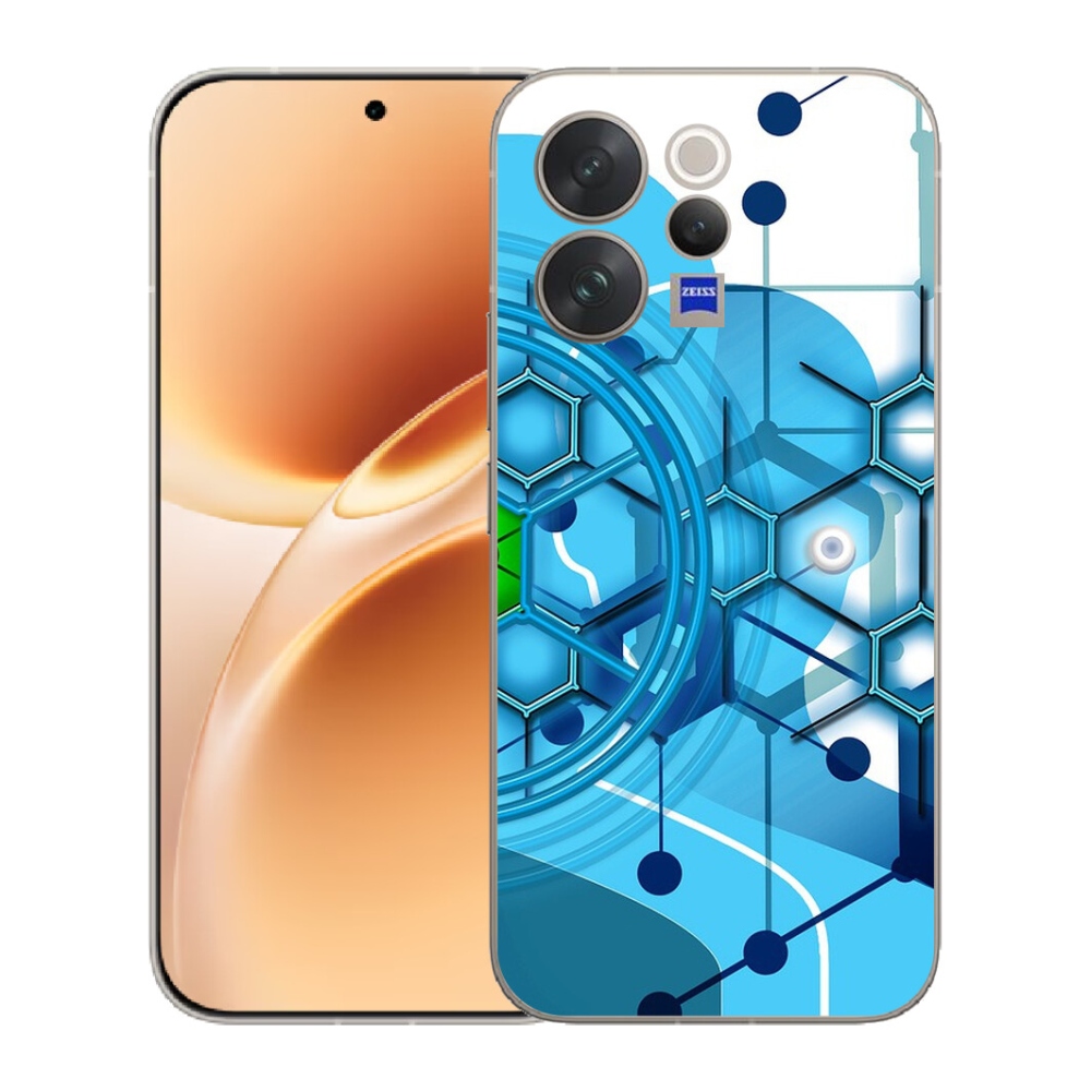 Gélový kryt mmCase na Vivo V70 - abstraktný vzor 2