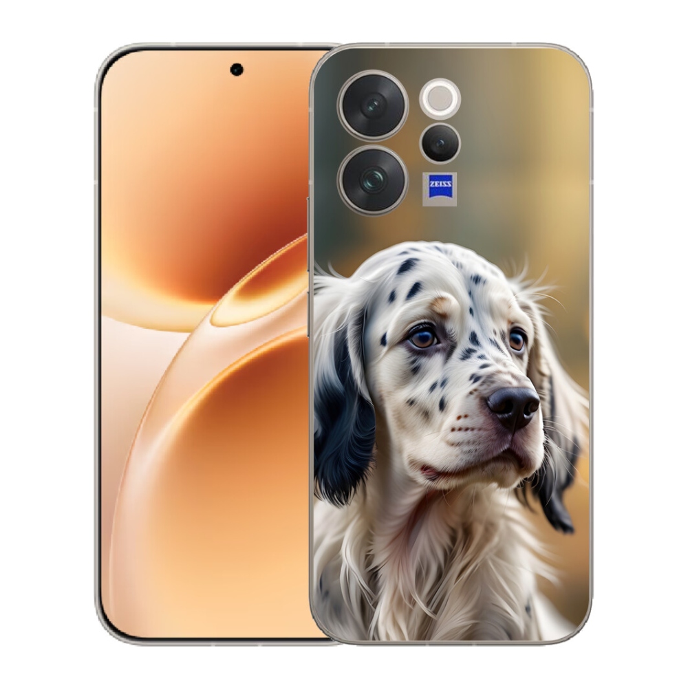 Gélový kryt mmCase na Vivo V70 - anglický seter
