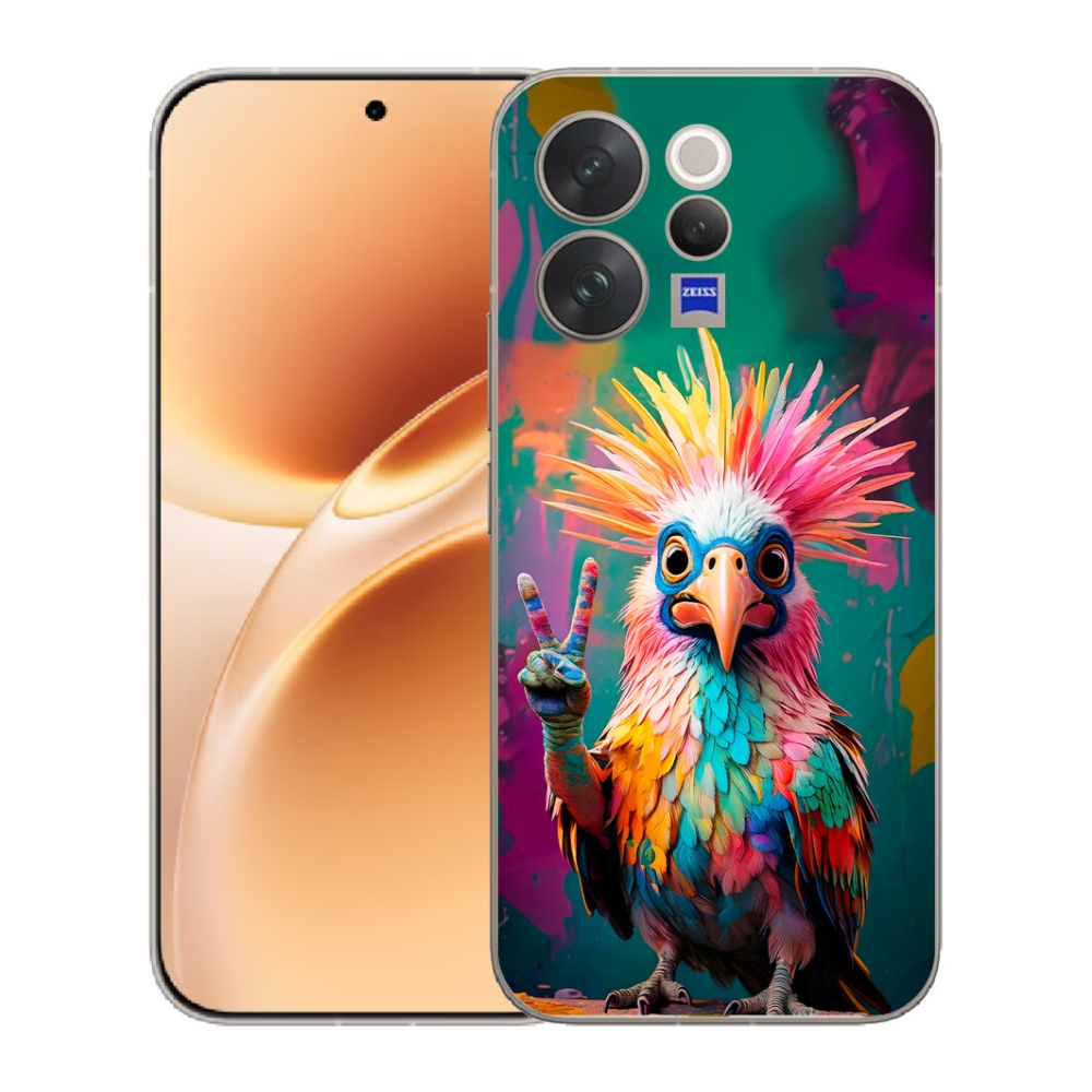 Gélový kryt mmCase na Vivo V70 - farebný rebel