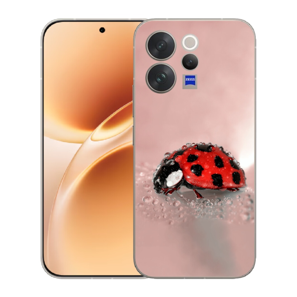 Gélový kryt mmCase na Vivo V70 - lienka