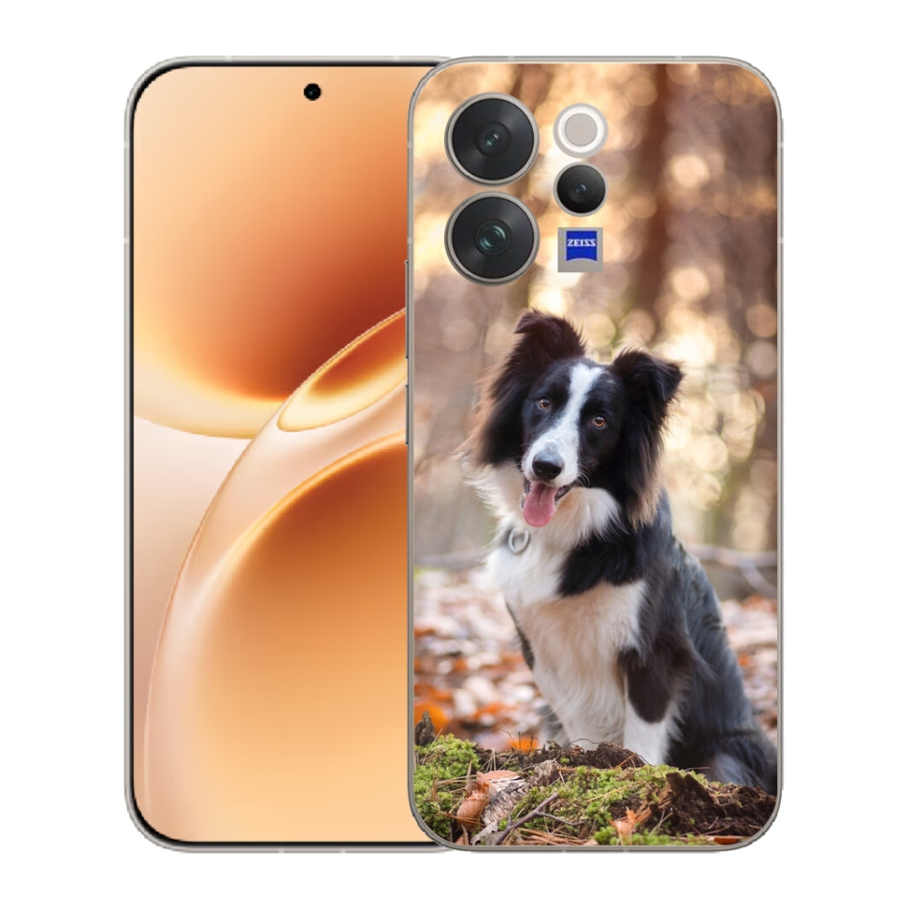Gélový kryt mmCase na Vivo V70 - border kólia 1