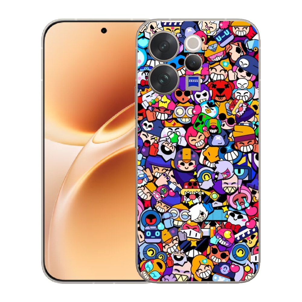 Gélový kryt mmCase na Vivo V70 - brawl stars 2