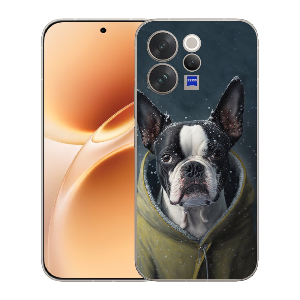 Gélový kryt mmCase na Vivo V70 - buldoček