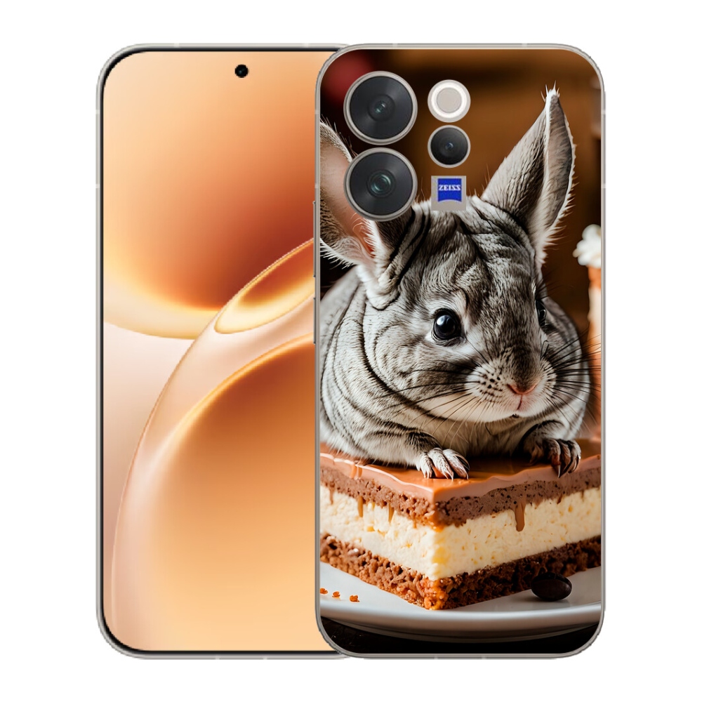 Gélový kryt mmCase na Vivo V70 - činčila