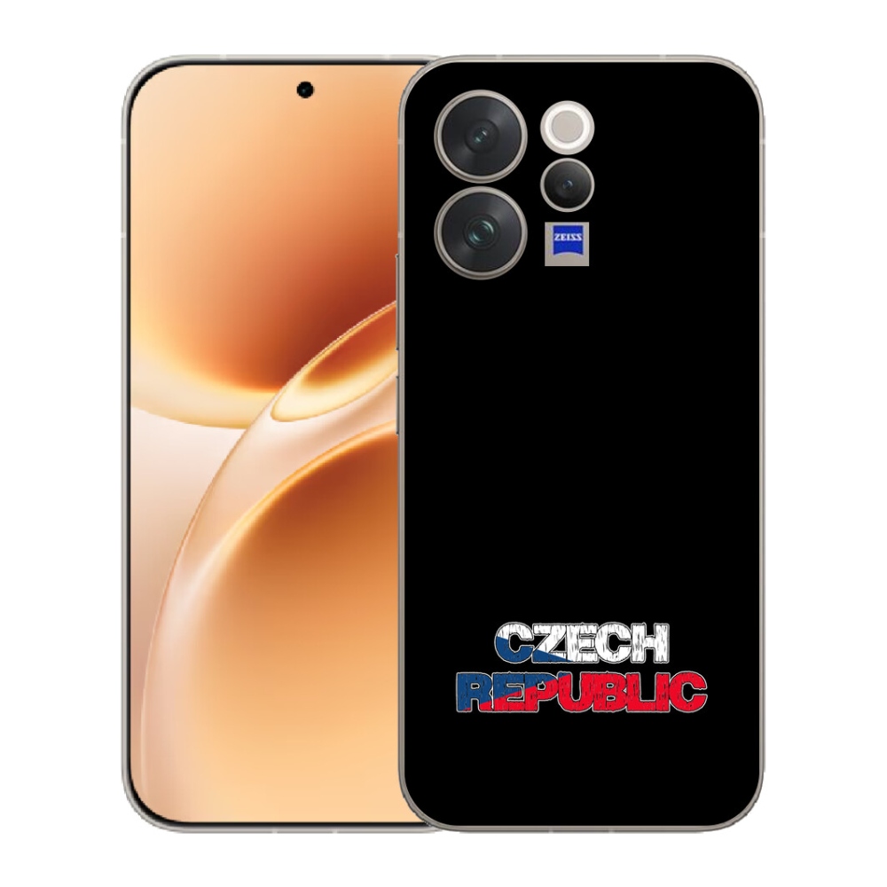 Gélový kryt mmCase na Vivo V70 - Slovak Republic čierne pozadie