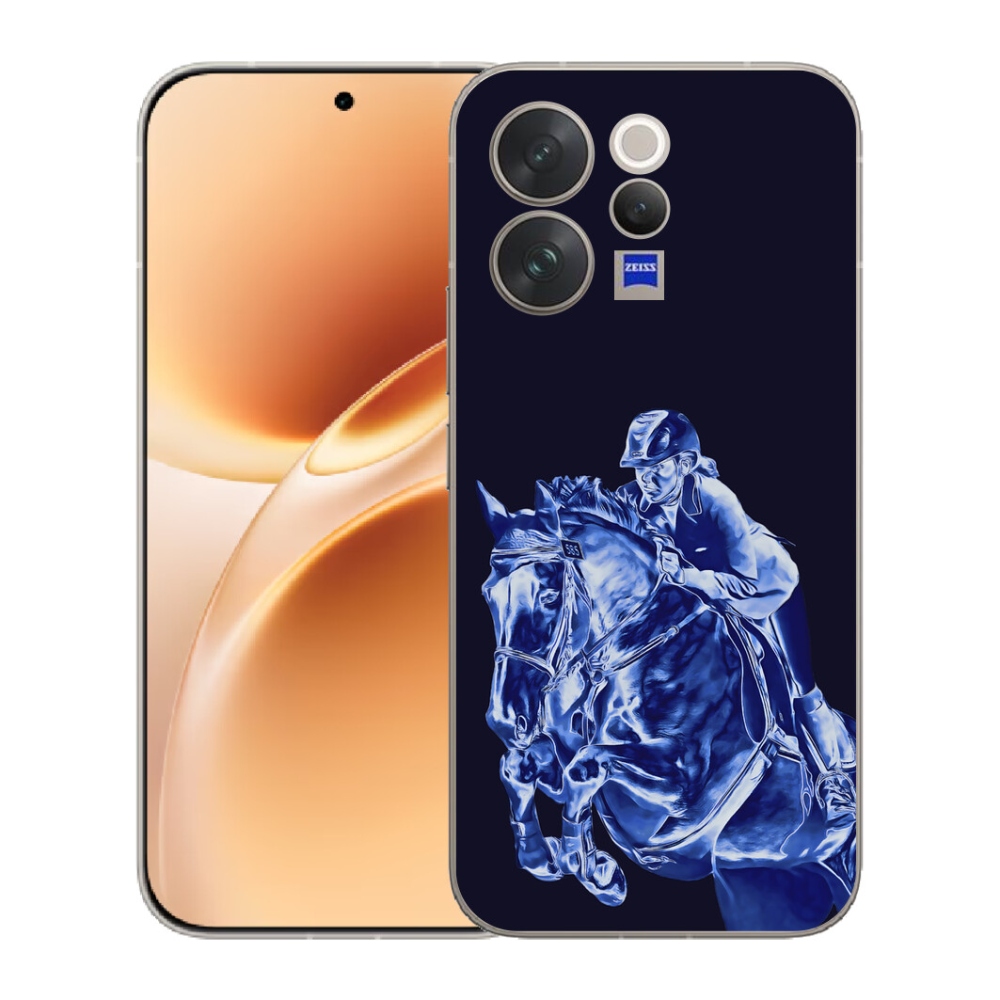 Gélový kryt mmCase na Vivo V70 - dostihový kôň