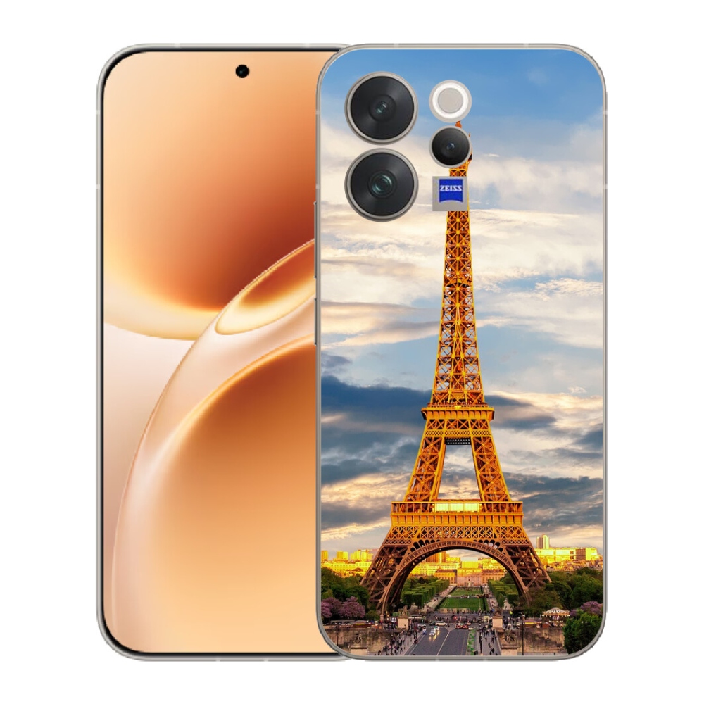 Gélový kryt mmCase na Vivo V70 - eiffelova veža 3