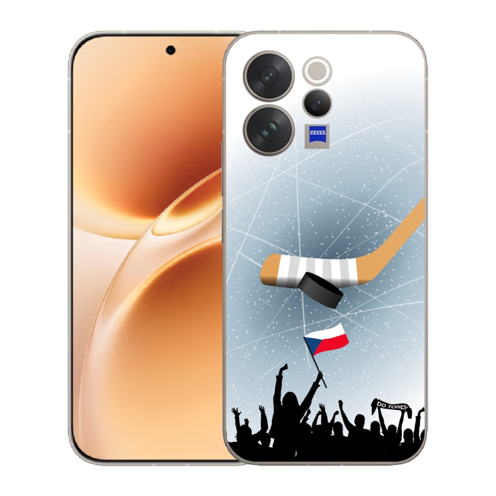 Gélový kryt mmCase na Vivo V70 - fanúšikovia hokeja