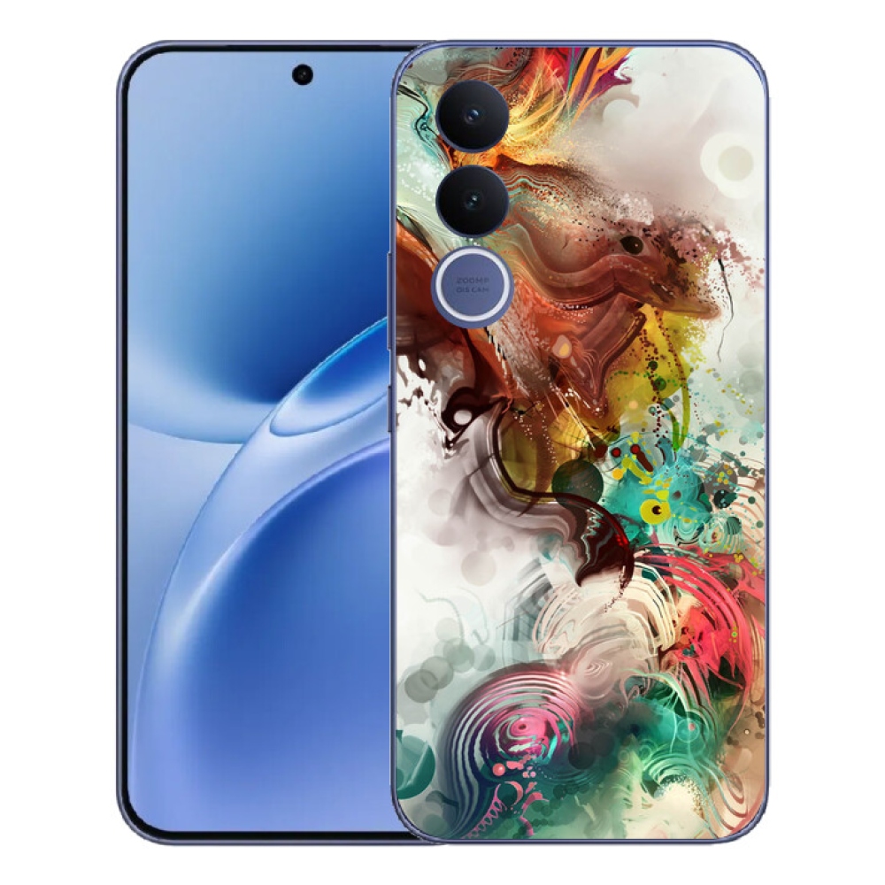 Gélový kryt mmCase na Vivo V70 FE - abstrakt 1