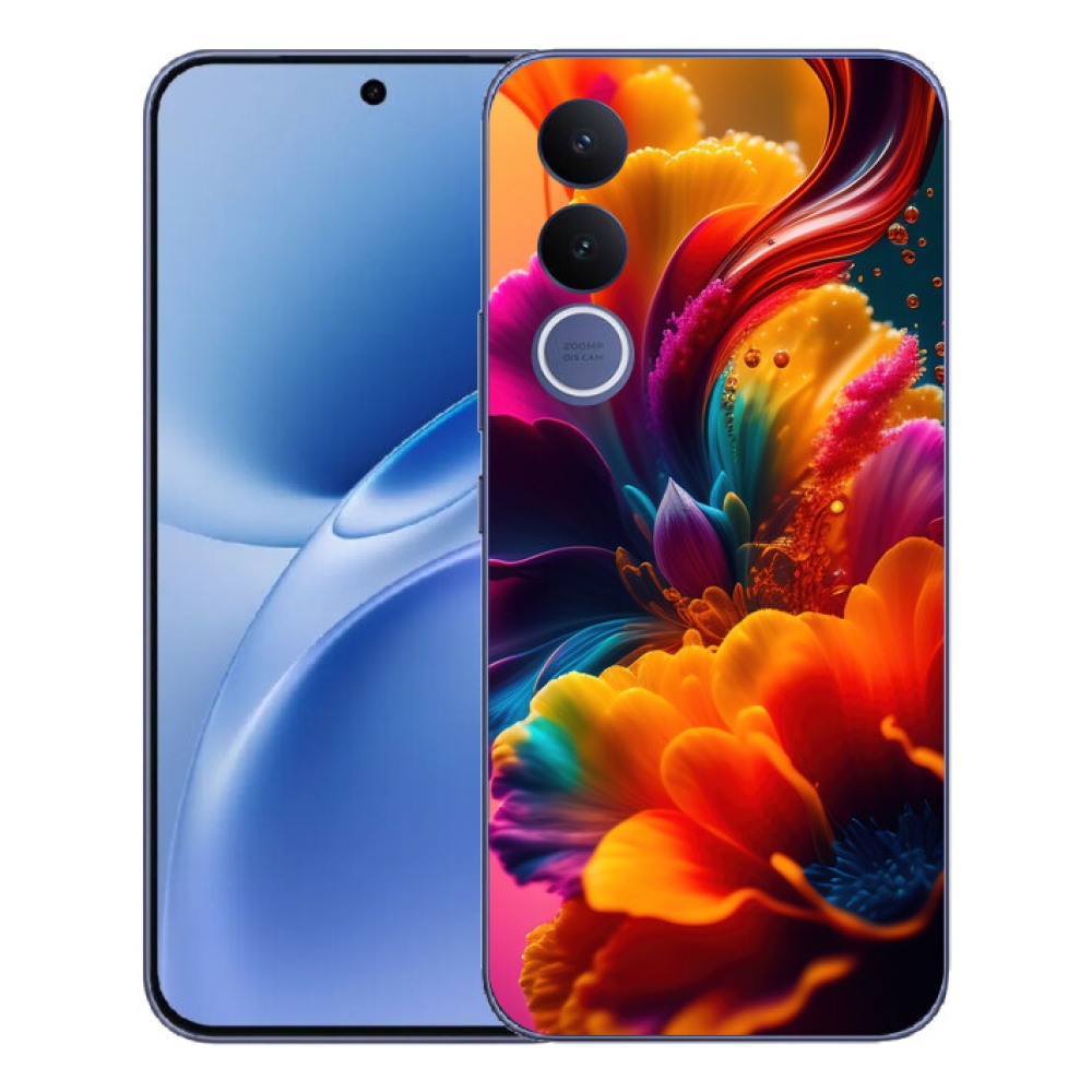 Gélový kryt mmCase na Vivo V70 FE - abstraktný motív 2