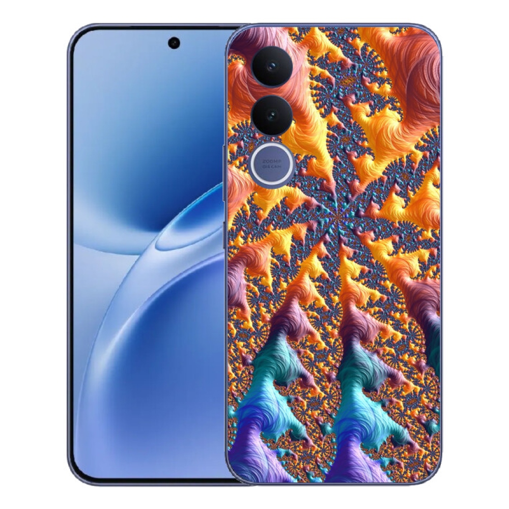 Gélový kryt mmCase na Vivo V70 FE - abstraktný motív 23