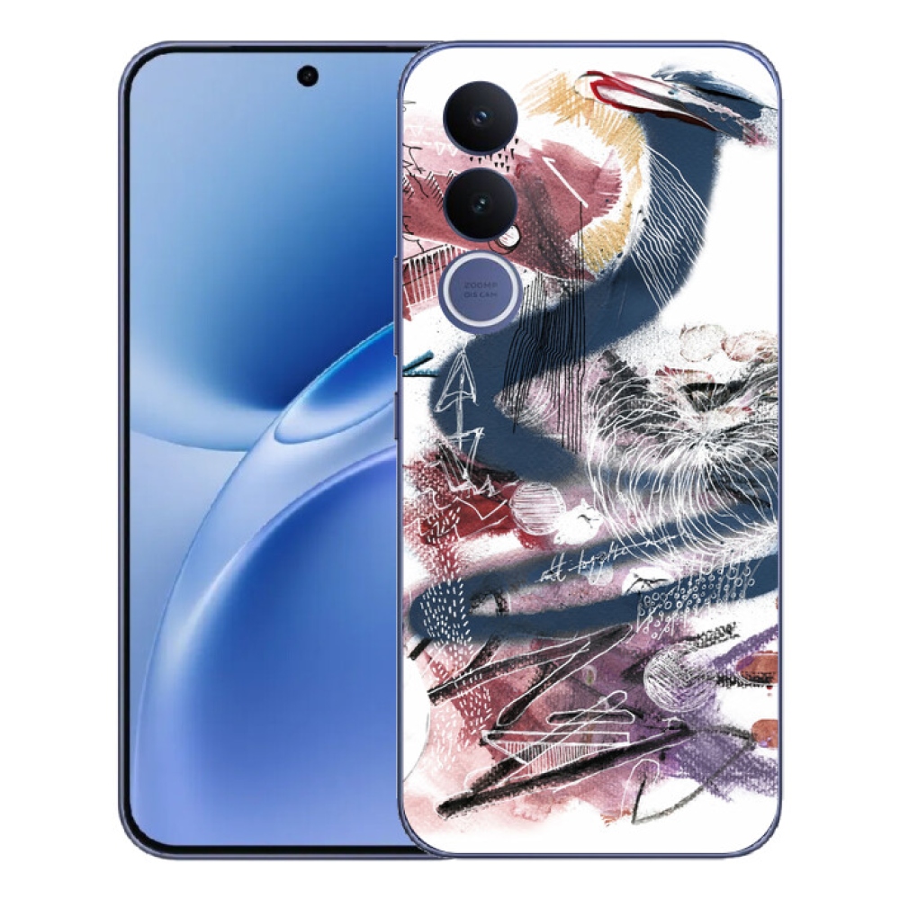 Gélový kryt mmCase na Vivo V70 FE - abstraktný motív 28