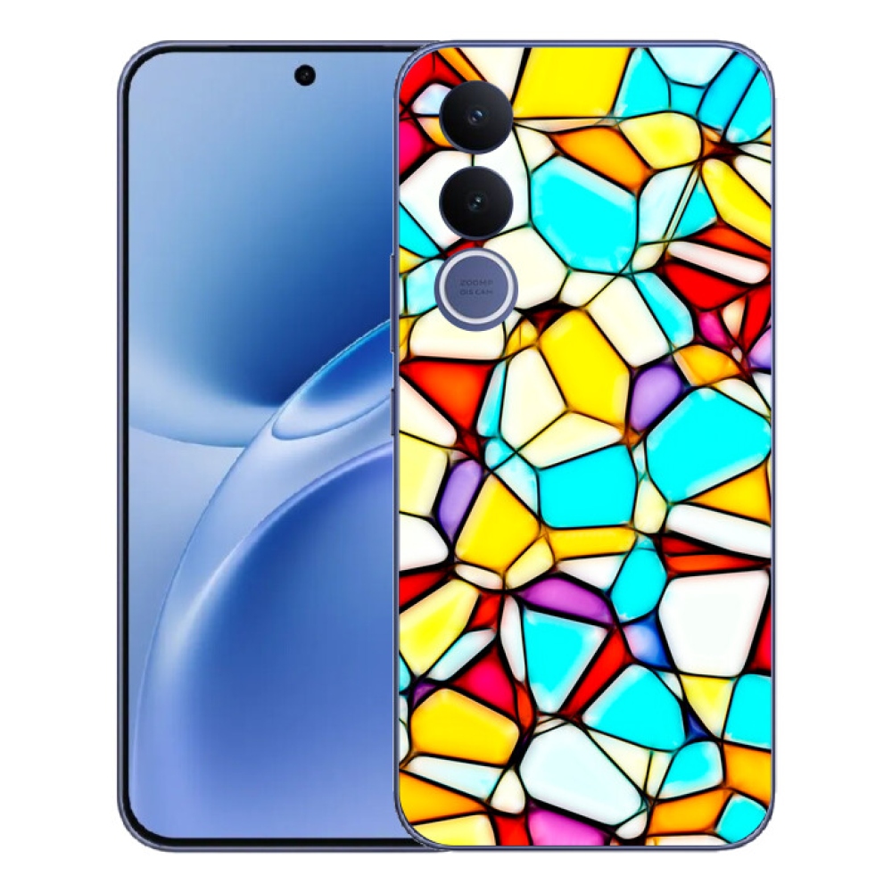Gélový kryt mmCase na Vivo V70 FE - abstraktný motív 40