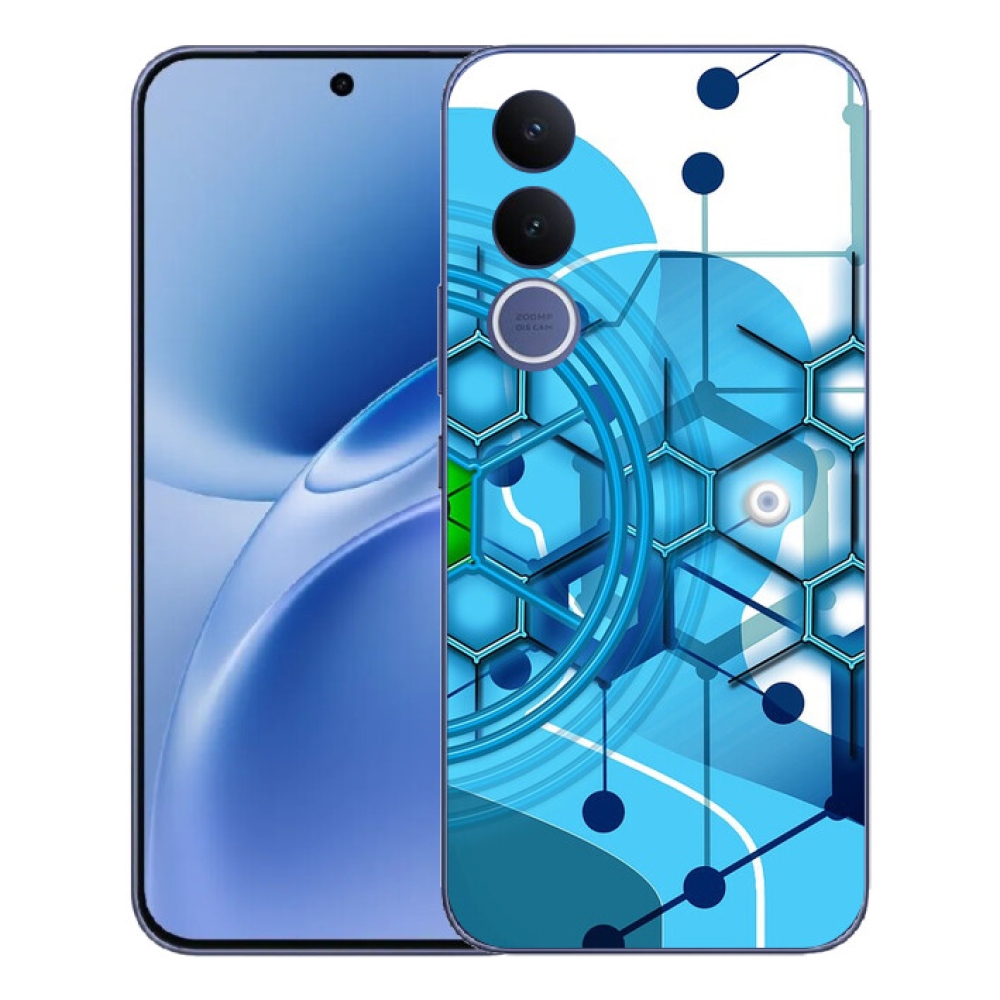 Gélový kryt mmCase na Vivo V70 FE - abstraktný vzor 2