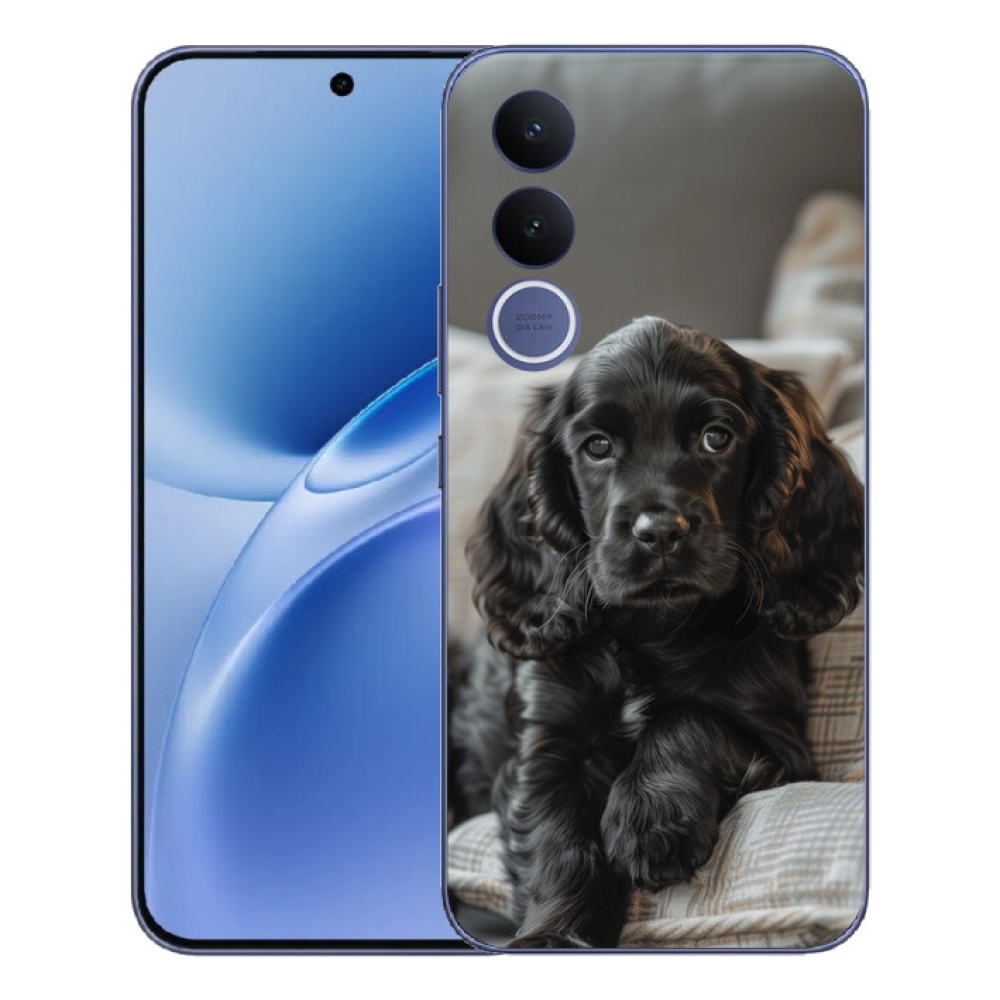 Gélový kryt mmCase na Vivo V70 FE - anglický kokeršpaniel