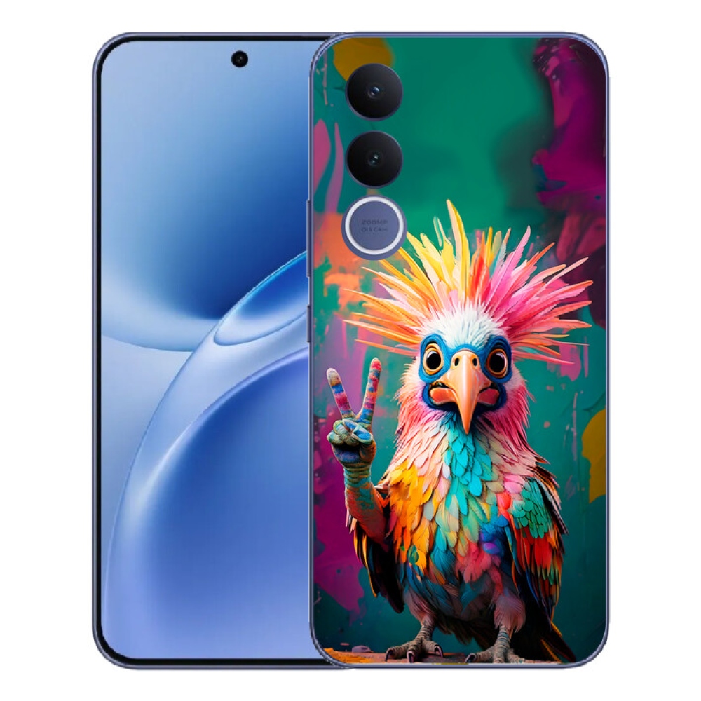 Gélový kryt mmCase na Vivo V70 FE - farebný rebel
