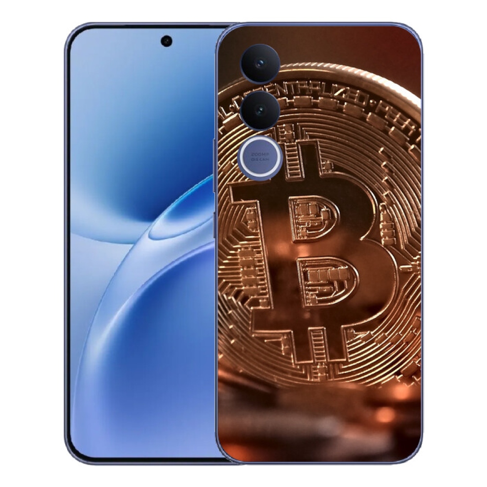 Gélový kryt mmCase na Vivo V70 FE - bitcoin