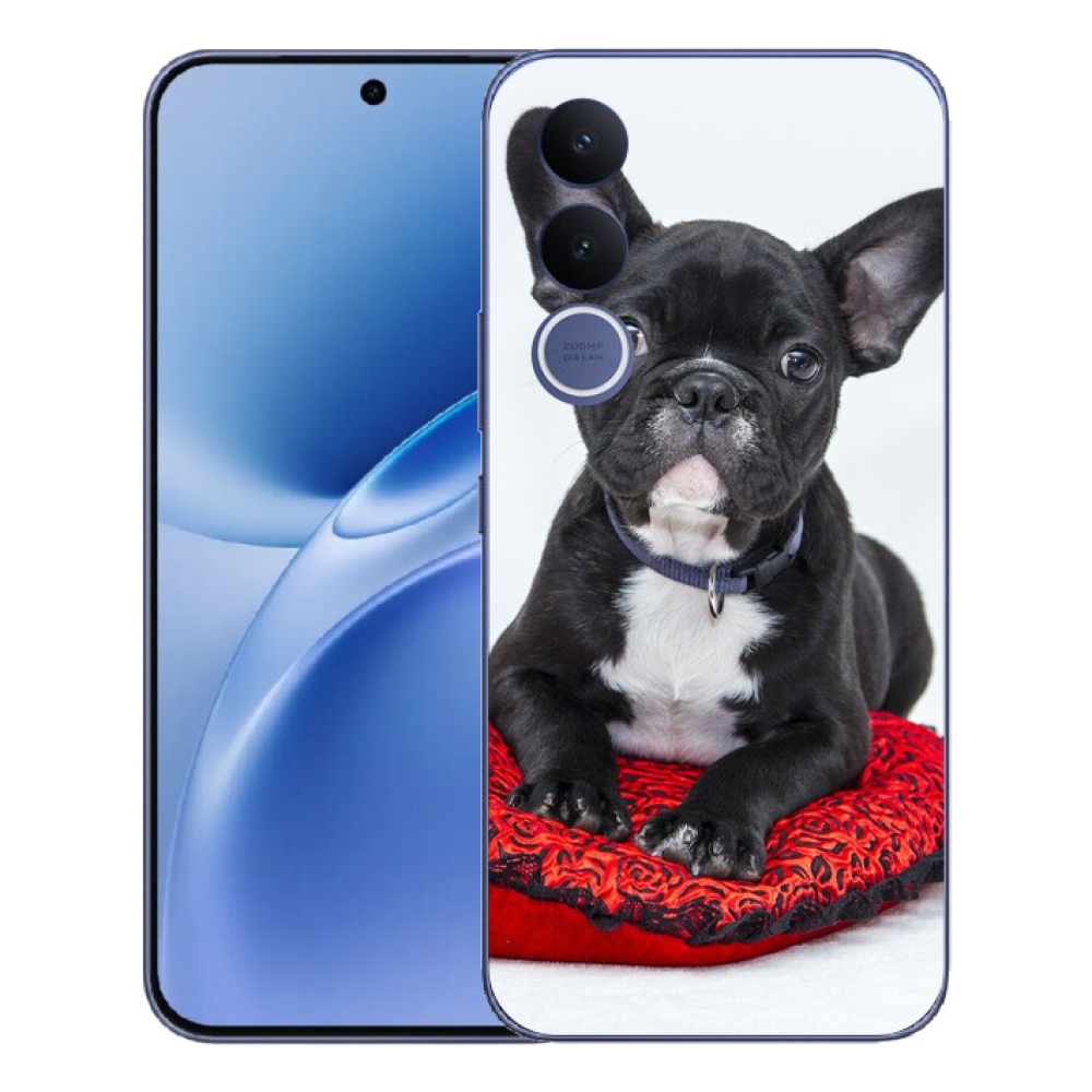 Gélový kryt mmCase na Vivo V70 FE - buldog