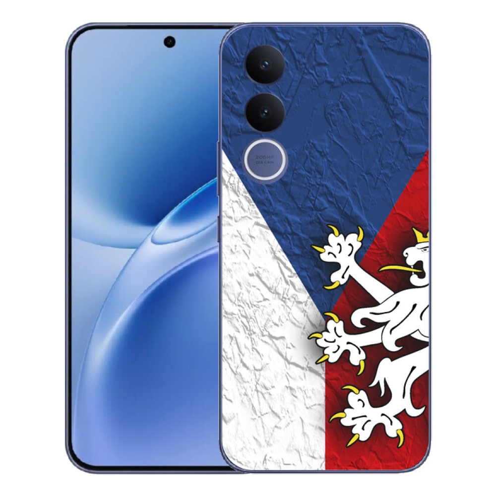 Gélový kryt mmCase na Vivo V70 FE - česká vlajka 1