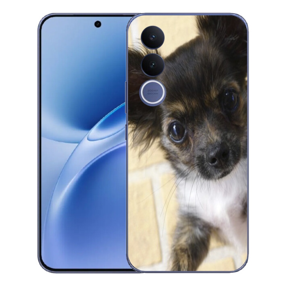 Gélový kryt mmCase na Vivo V70 FE - čivava 2