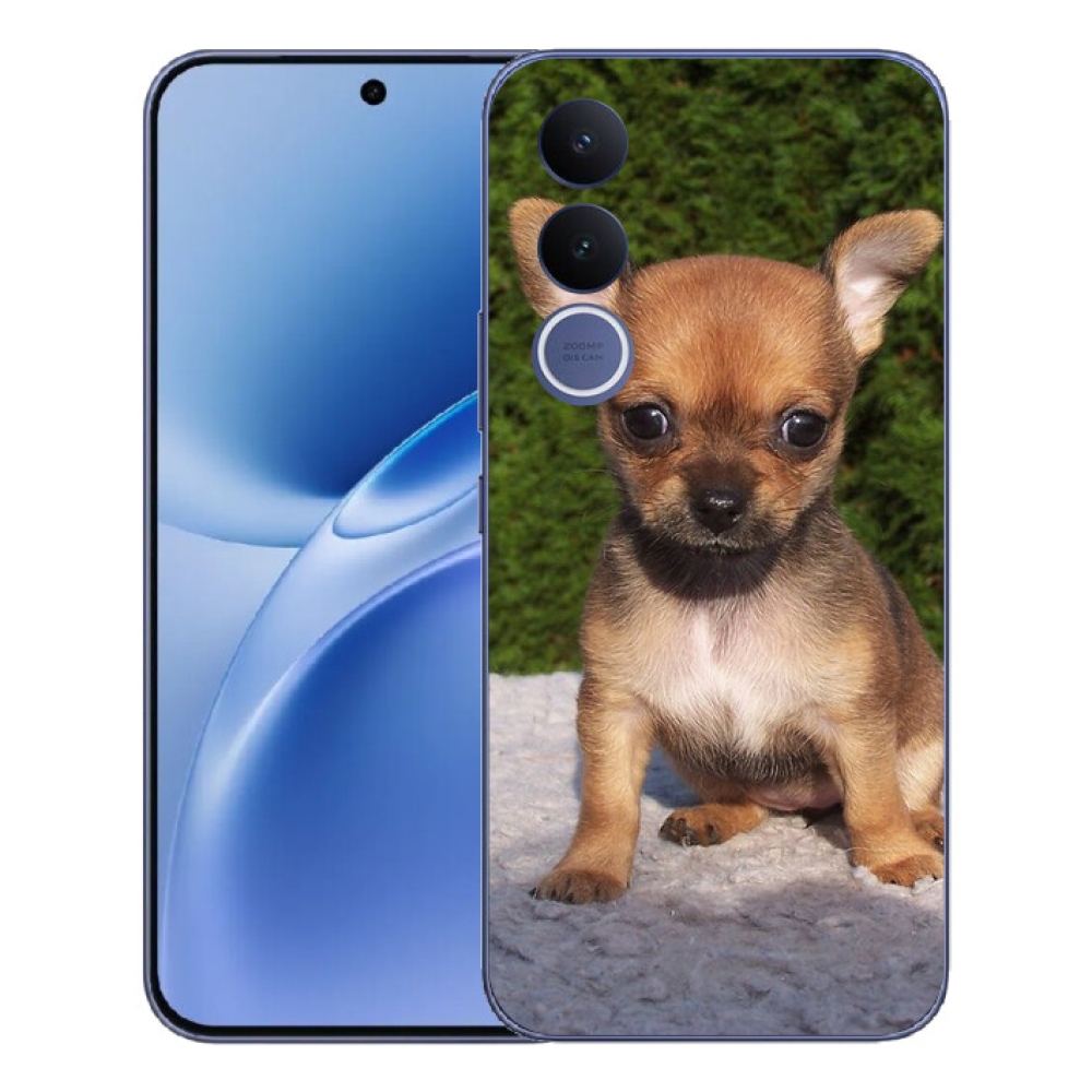 Gélový kryt mmCase na Vivo V70 FE - čivava 3