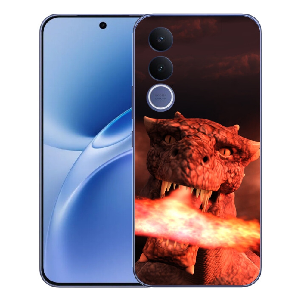 Gélový kryt mmCase na Vivo V70 FE - drak