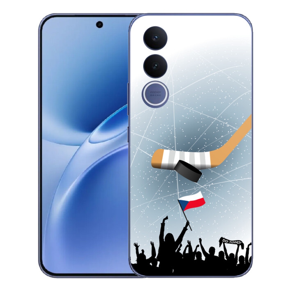 Gélový kryt mmCase na Vivo V70 FE - fanúšikovia hokeja