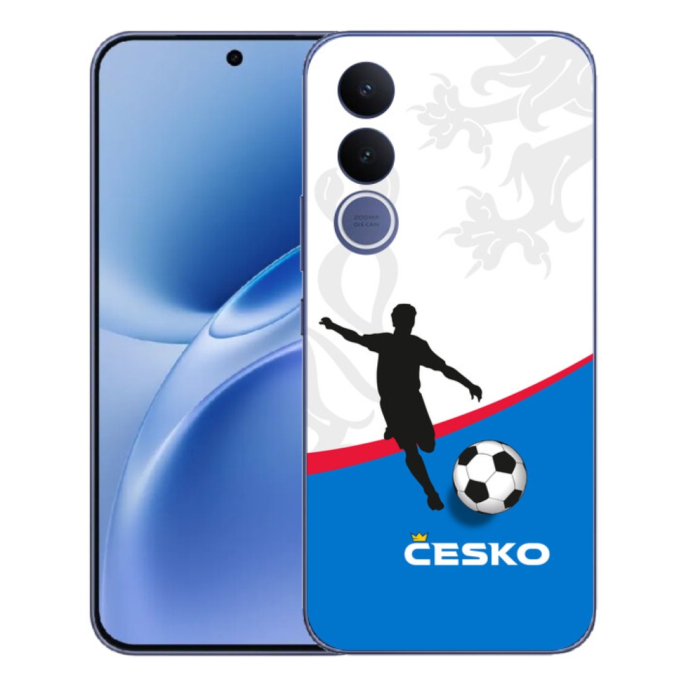 Gélový kryt mmCase na Vivo V70 FE - futbal Česko 1