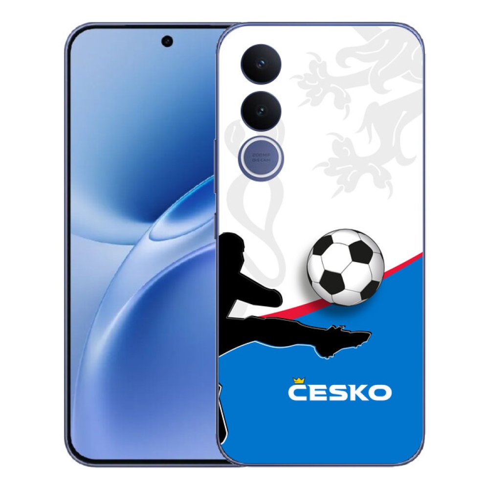 Gélový kryt mmCase na Vivo V70 FE - futbal Česko 3