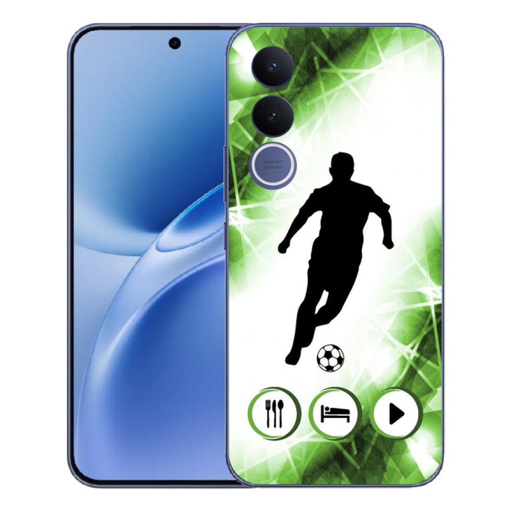 Gélový kryt mmCase na Vivo V70 FE - futbalista