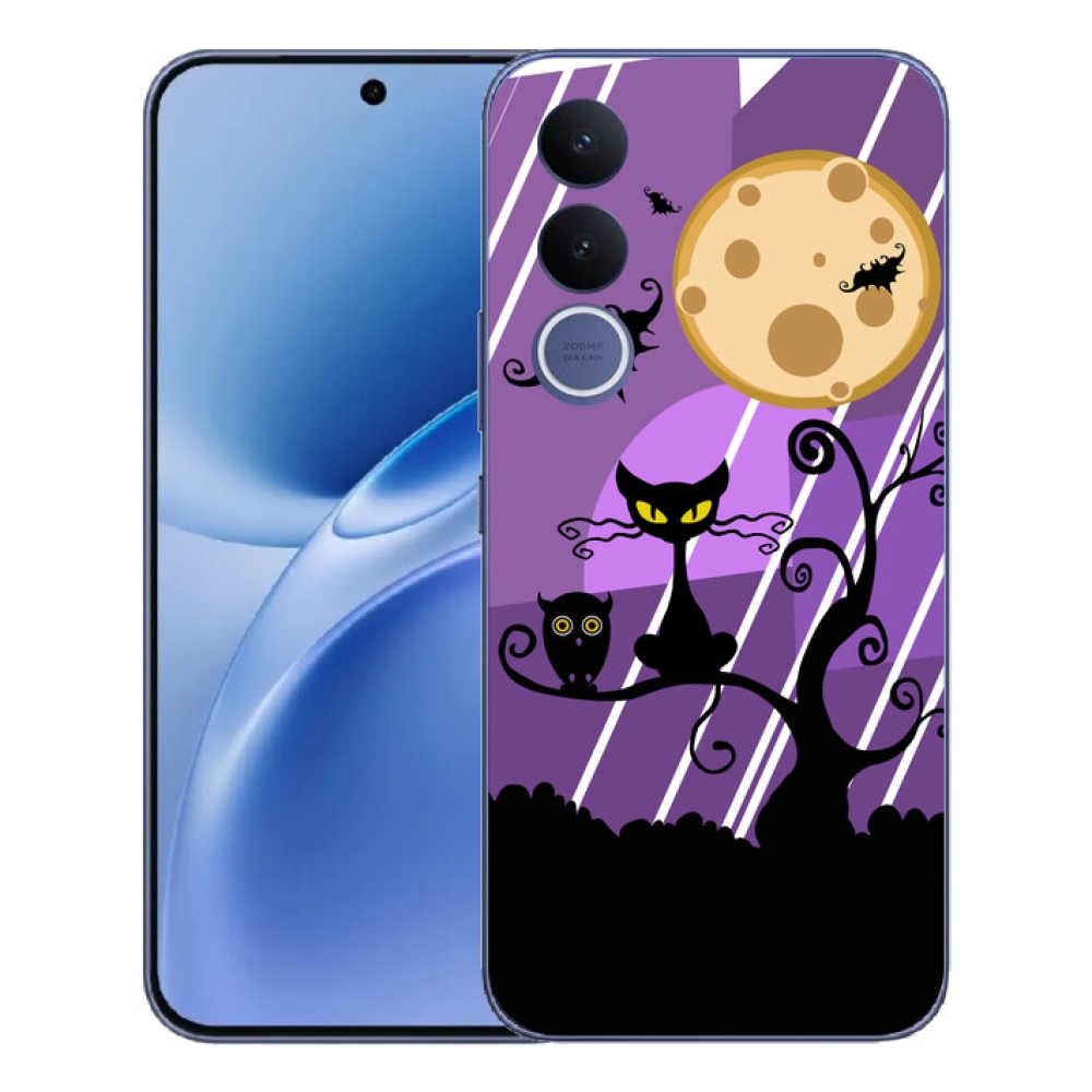 Gélový kryt mmCase na Vivo V70 FE - halloween