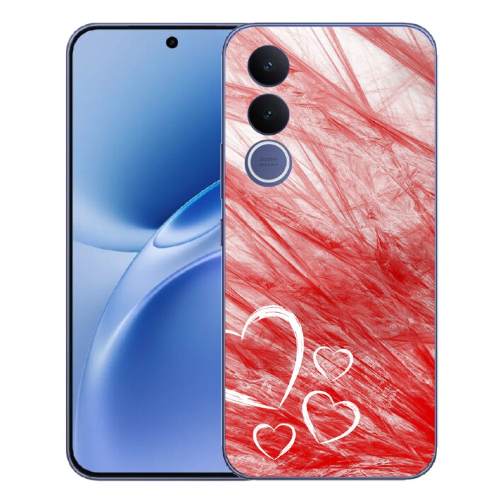Gélový kryt mmCase na Vivo V70 FE - heart