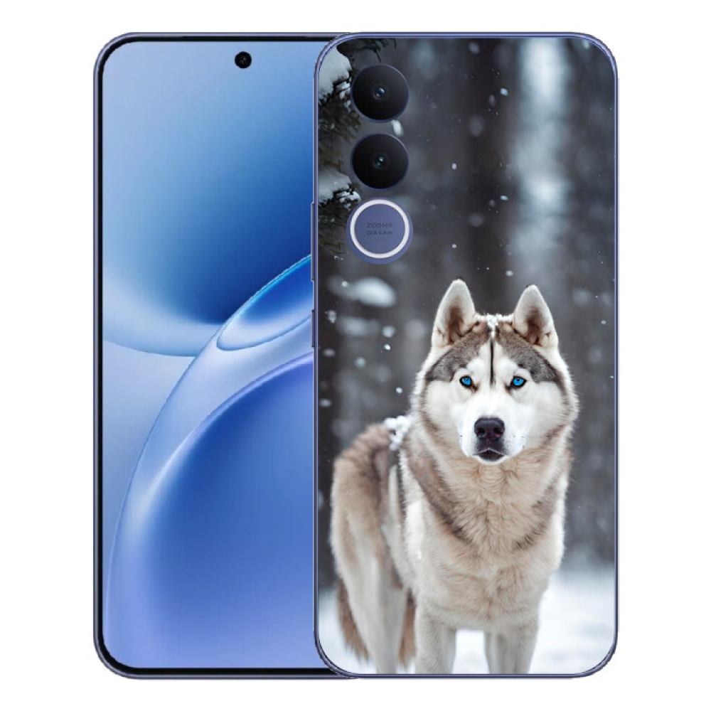 Gélový kryt mmCase na Vivo V70 FE - husky 2