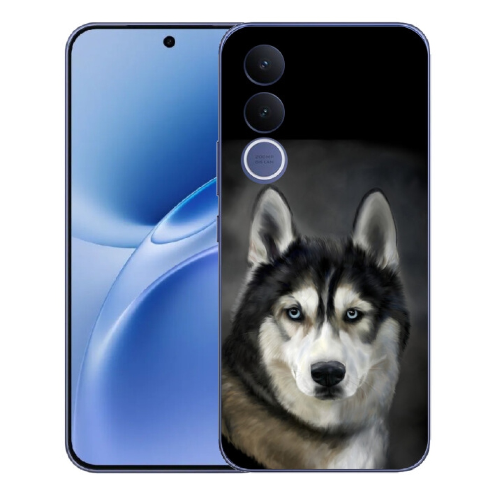 Gélový kryt mmCase na Vivo V70 FE - husky