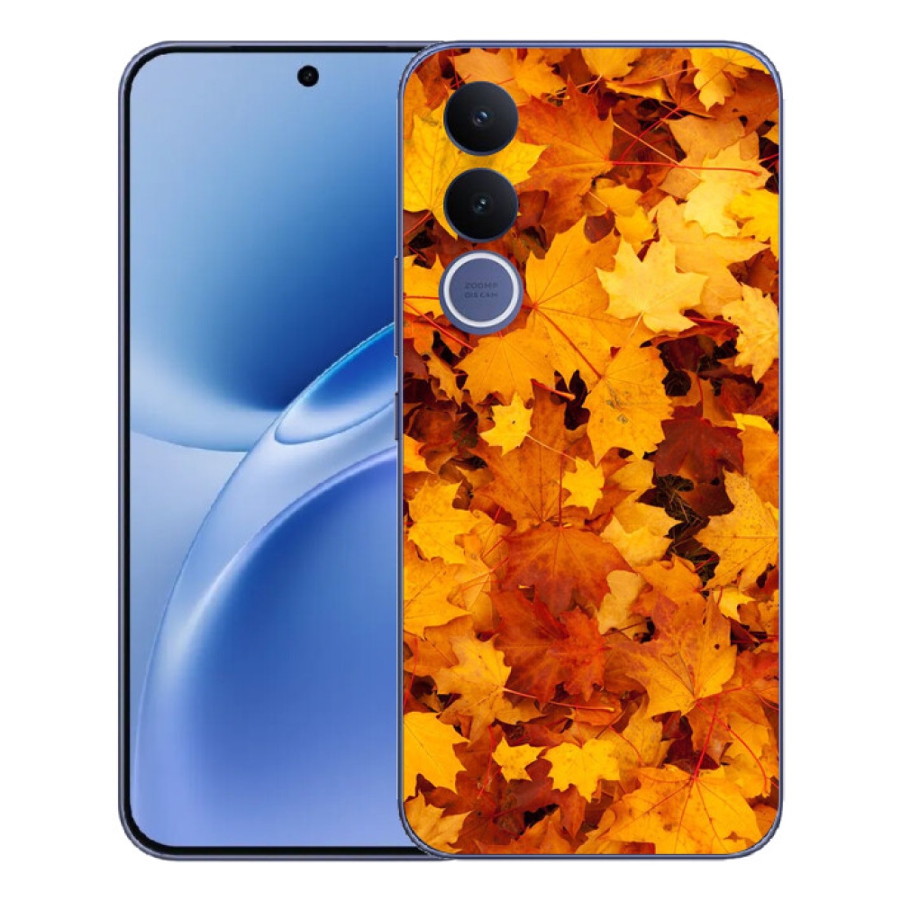 Gélový kryt mmCase na Vivo V70 FE - javorové listy