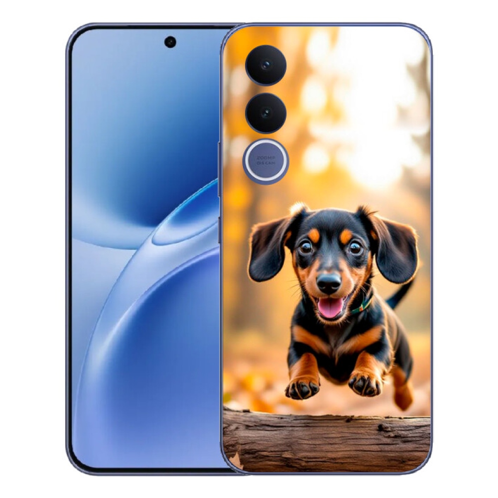 Gélový kryt mmCase na Vivo V70 FE - jazvečík 2
