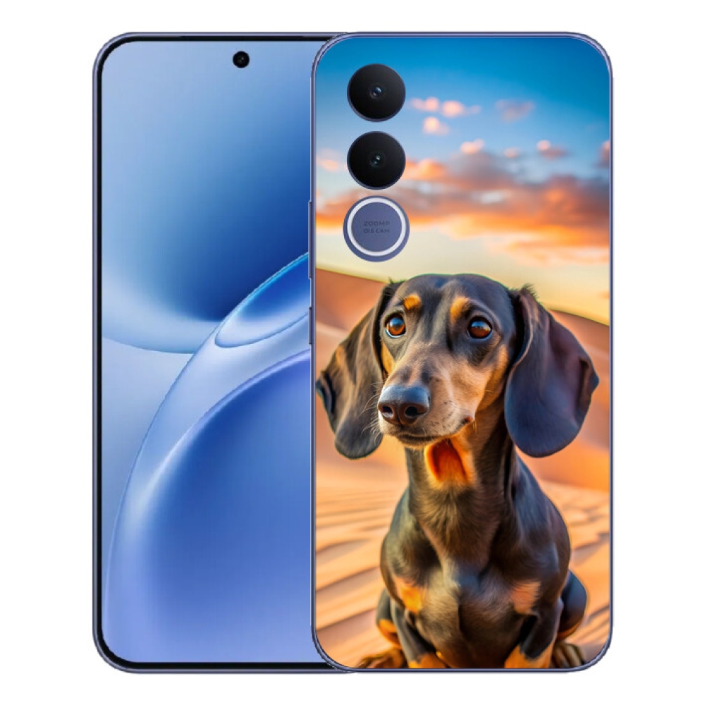 Gélový kryt mmCase na Vivo V70 FE - jazvečík 3